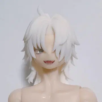 시칠리아의 추억 인형용 화이트 헤어 파츠 3