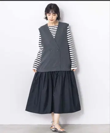 도킹 베스트 점퍼 스커트 미사용 새상품