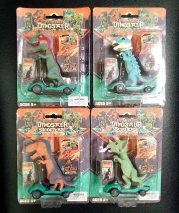 [퍼스트 애로우] 공룡 스쿠터 피규어 4종 세트