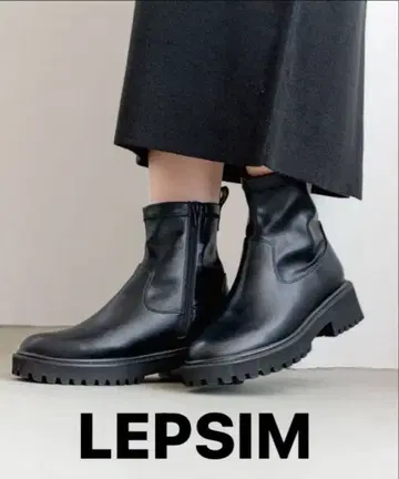 렙심 제로 경량 통굽 부츠 블랙 L 숏부츠 미들 부츠 경량 심플