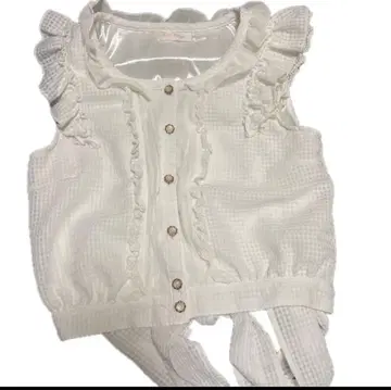 LIZ LISA 프릴 달린 화이트 셔츠