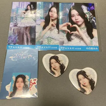 코토리유 아미 AVAM 브로마이드 캔뱃지 플레이크 씰