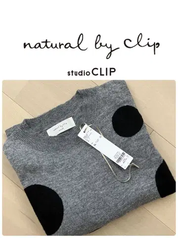 *natural by clip* 내추럴 바이 클립 도트 자수 풀오버