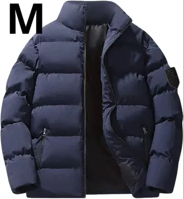 남성용 다운 자켓 네이비 방한용품 M 사이즈
