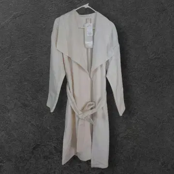 미착용 코트 M 사이즈 롱 코트 오픈 프론트