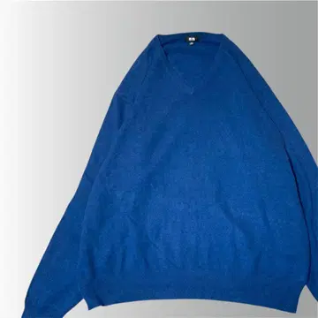 유니클로 UNIQLO 캐시미어 100% 니트 스웨터 V넥 4XL
