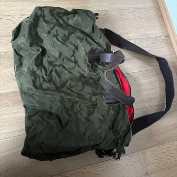 카키 카모플라쥬 토트백