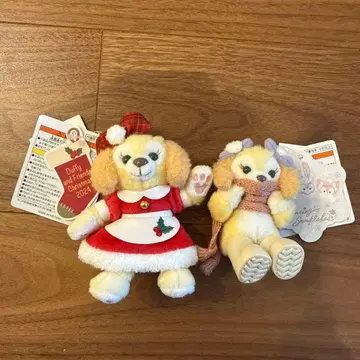 디즈니 크리스마스 2024 쿠키 봉제 인형 참 인형 배지