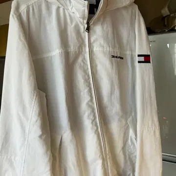 TOMMY HILFIGER 후드 부착 나일론 자켓 L