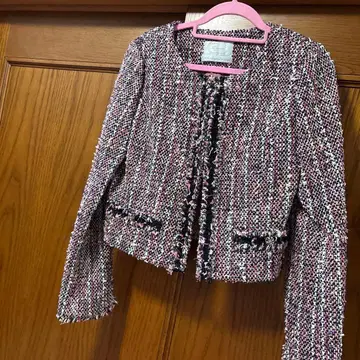 아베닐 에투알 트위드 노카라 자켓