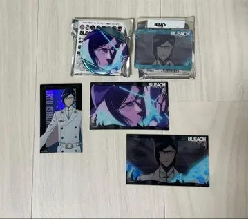BLEACH 천년혈전편 이시다 우류 묶음 판매 캔뱃지/아크릴 블록/카드