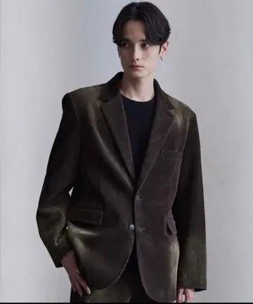 앤티크 디자인 코듀로이 테일러드 자켓 브라운 CLEL