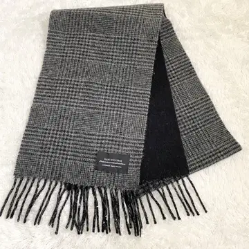 나노 유니버스 캐시미어 머플러 글렌체크x블랙