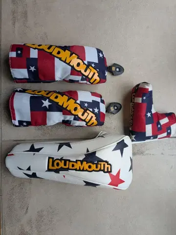 LOUDMOUTH 헤드커버 세트 성조기 디자인 4개