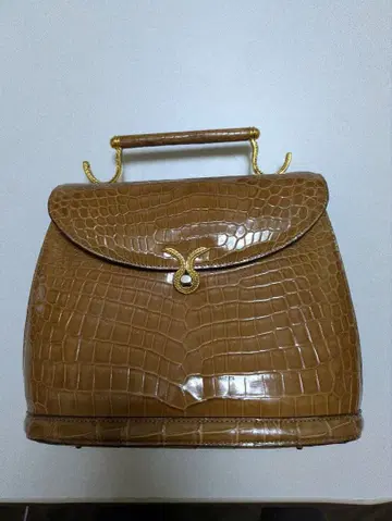 크로커다일풍 핸드백