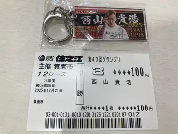 보트 레이스 스미노에 2025 GP 키링 (티켓 증정 포함)