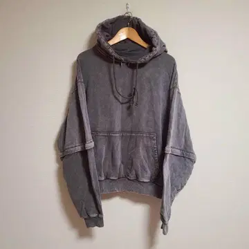 GRANCY 헤비웨이트 지퍼 디자인 후디 후드티 풀오버