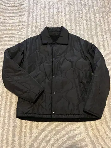 퀼팅 자켓 보아 블랙