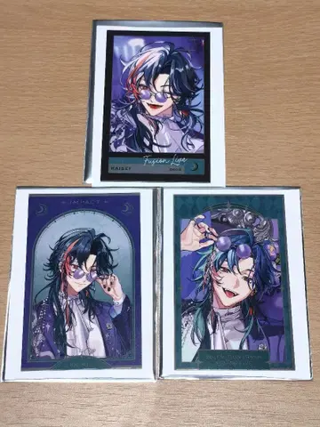 카이세이 폴라로이드 사진풍 카드 니지산지 IMPACT 월조 3종 세트