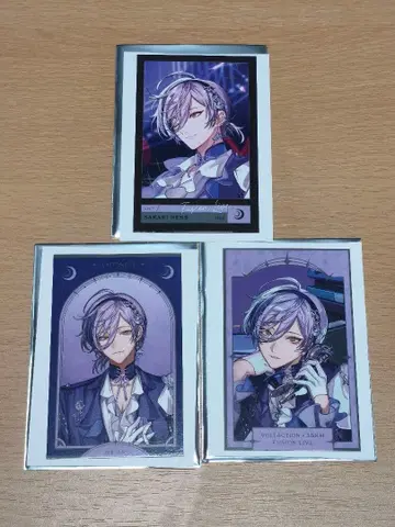 사카키네스 폴라로이드 사진풍 카드 니지산지 IMPACT 월조 3종 세트