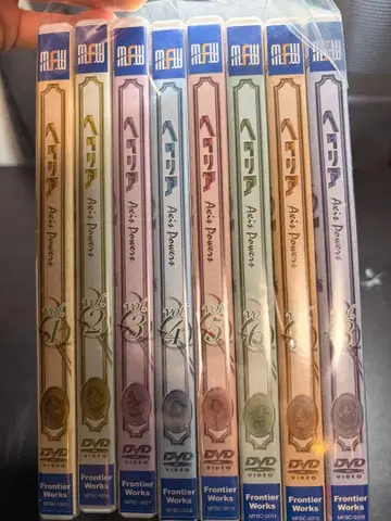 헤타리아 DVD 전권 세트 vol. 1-8