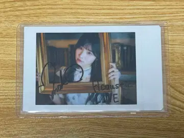 미사키 나코 친필 사인 폴라로이드