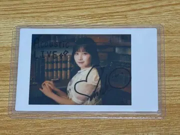 미사키 나코 친필 사인 폴라로이드