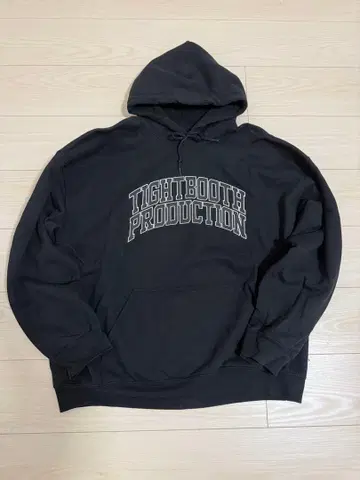 TIGHTBOOTH PRODUCTION 블랙 후드티 L