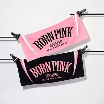 BLACKPINK 타월 BLACK&PINK
