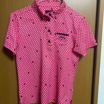 캘러웨이 상의 L 새상품급 골프웨어 피케 셔츠 핑크
