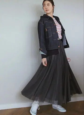 23구 샤샤 스커트 46 사이즈