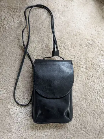 TODAYFUL 블랙 가죽 숄더백