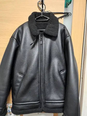 gu 인조 가죽 B3 블루종 xl