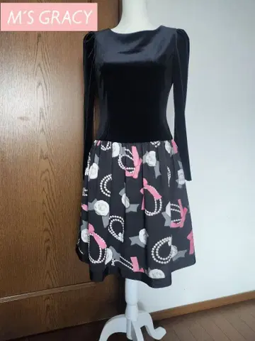 M'S GRACY 벨로아 원피스 사이즈 38