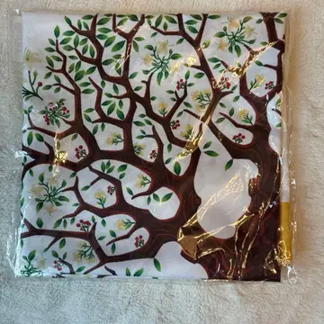 싱가포르관 나뭇가지와 꽃 디자인 방수 보자기