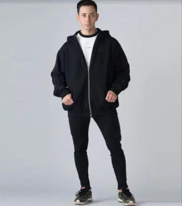 CRONOS 블랙 풀 집업 후드티 컨디션 최상