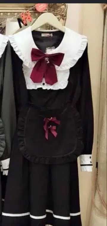 Amavel 아기 고양이 집사 에이프런 원피스