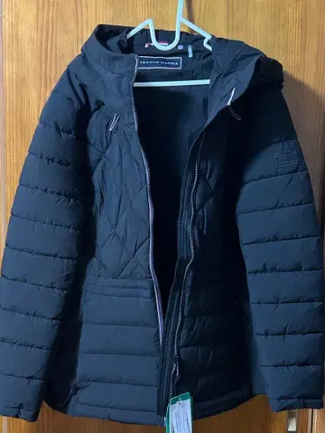 TOMMY HILFIGER 블랙 퀼팅 자켓 XL 사이즈