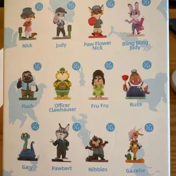 팝마트 주토피아 게리 피규어