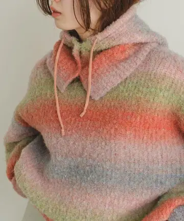 카스타네 발라클라바 x 그라데 니트 세트