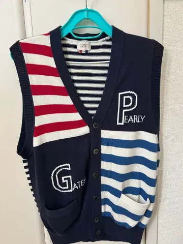 스트라이프 디자인 남성용 베스트