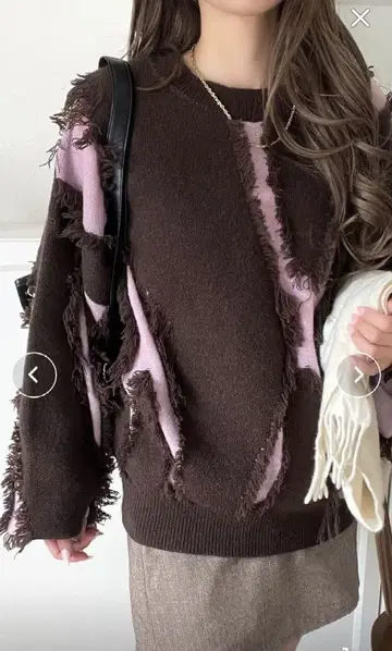 Classicalelf 프린지 오버사이즈 니트 LSize 택 포함 새상품