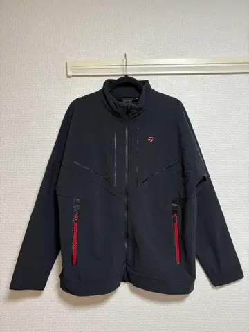 테일러메이드 남성 의류 블랙 XO 사이즈 플리스 지퍼