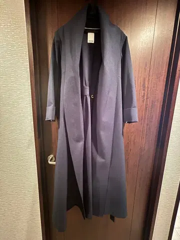 완판템 JENNE 벨트 부착 롱 코트 S