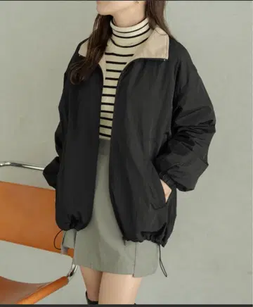 안감 플리스 블루종