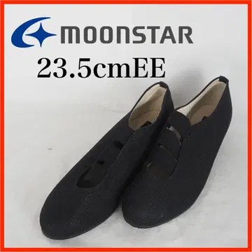 O7200*MOONSTAR*펌프스*23.5cmEE*발수*블랙