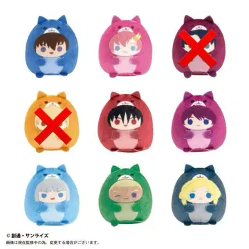 기동전사 건담 SEED FREEDOM 테노린즈 7종 세트 봉제 인형