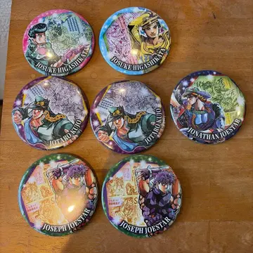 죠죠의 기묘한 모험 캔뱃지 7개 세트