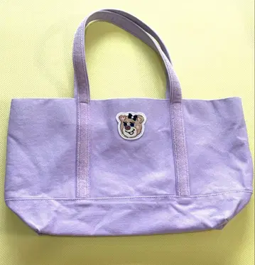 FEILER 올드 테디 걸 와펜 토트백 페일 퍼플