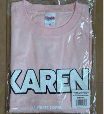 FRUITS ZIPPER 마츠모토 카렌 최애 어필 T셔츠 XL